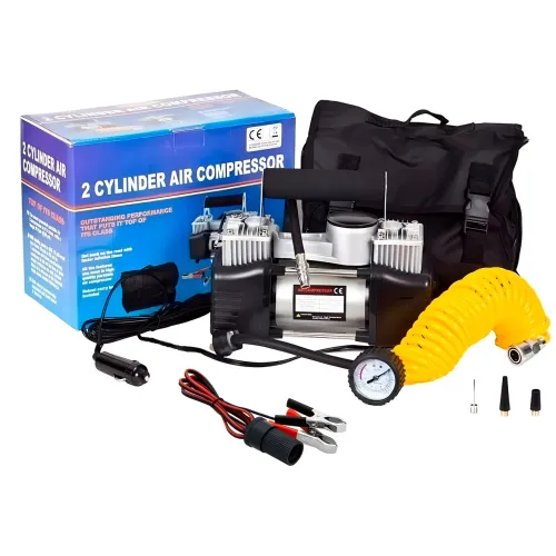 Компресор автомобільний двопоршневий Air Compressor 12v 628-4x4 - фото 10