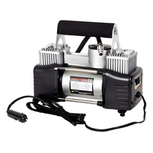 Компресор автомобільний двопоршневий Air Compressor 12v 628-4x4 - фото 2