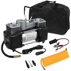 Компрессор автомобильный двухпоршневой Air Compressor 12v 628-4x4