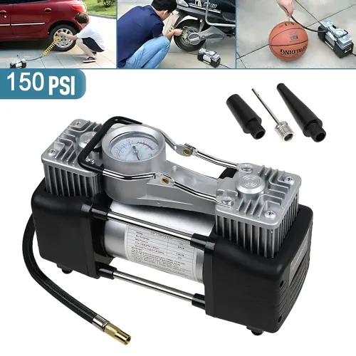 Компресор автомобільний двопоршневий Air Compressor 12v 628-4x4 - фото 6