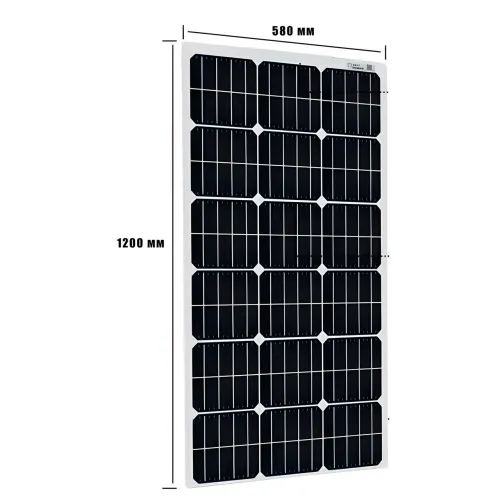Солнечная панель UKC SA-100, 18V, 100W, 120*58*3 - фото 6
