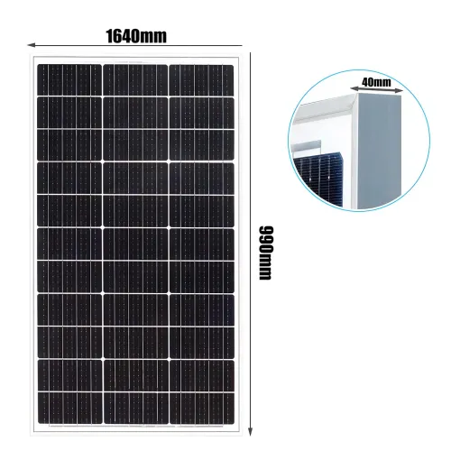 Сонячна панель UKC SA-280, 36V, 280 W 164*99*4 - фото 7