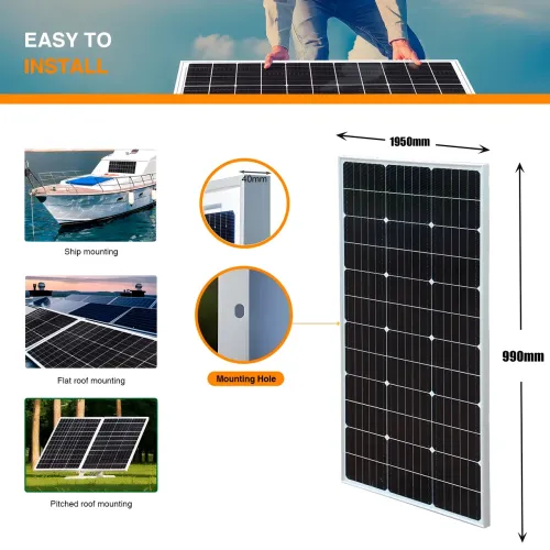 Солнечная панель UKC SA-360, 36V, 360W 195*99*4 - фото 6