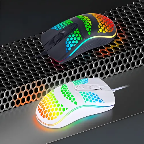 Мышка компьютерная игровая UKC RX M802 RGB LED, 3200 DPI - фото 2