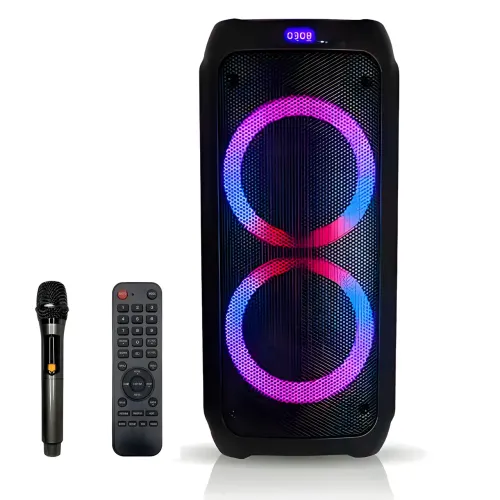 Акустическая система, Колонка с микрофоном ZXX-5506, 30Вт, 25х56х24см - фото 2