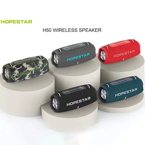 Портативна бездротова колонка Hopestar H50, 20w, водонепроникна Камуфляж - фото 2
