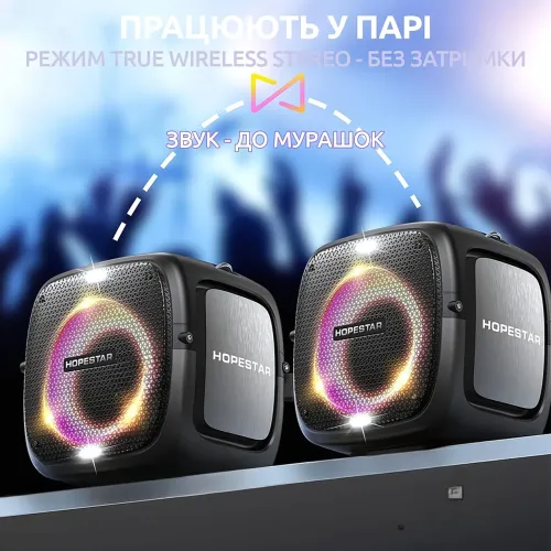 Бездротова колонка Hopestar Party one, 80 W - фото 7