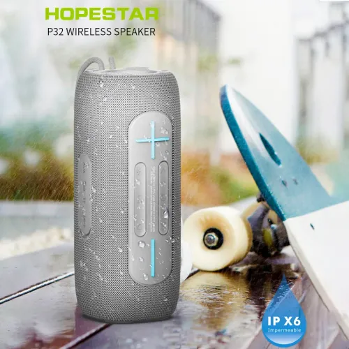 Портативна бездротова Колонка Hopestar P32, 20w, 3000 mAh, Вологозахищена Ipx 7 - фото 5