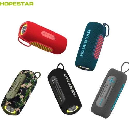 Портативна бездротова Колонка Hopestar P32, 20w, 3000 mAh, Вологозахищена Ipx 7 Камуфляж - фото 4