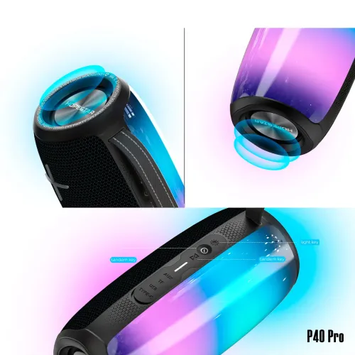 Бездротова вологозахищена колонка Hopestar p40 Pro, 20 W, 3600 mAh - фото 2