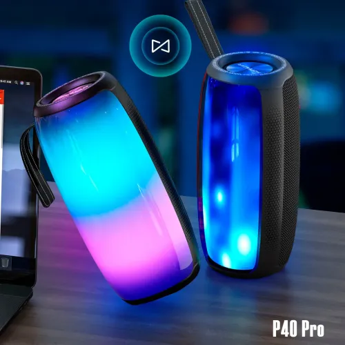 Бездротова вологозахищена колонка Hopestar p40 Pro, 20 W, 3600 mAh Сірий - фото 4