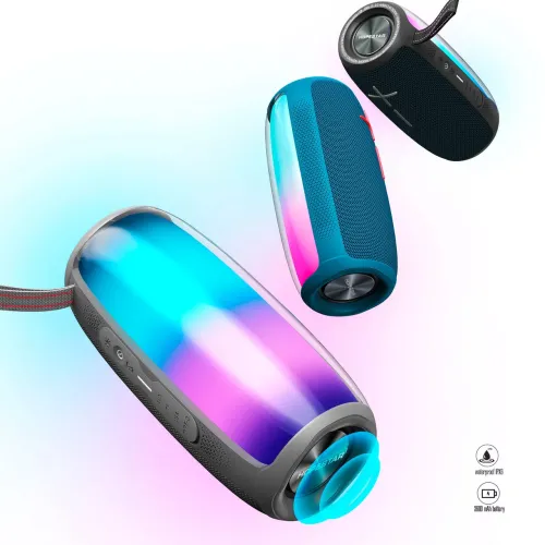 Бездротова вологозахищена колонка Hopestar p40 Pro, 20 W, 3600 mAh Синій - фото 5