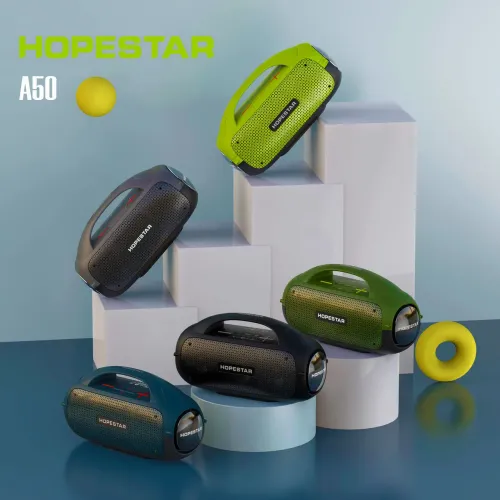 Портативна бездротова колонка Hopestar A50 party, 80W, 12000 mAh, захист від вологи - фото 2