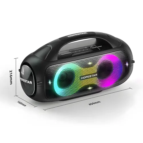 Портативна бездротова колонка Hopestar A50 party, 80W, 12000 mAh, захист від вологи - фото 7
