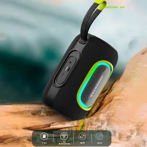Колонка бездротова маленька Hopestar p65, 20 W, 3000 mAh, вологозахищена Ipx 6 - фото 5