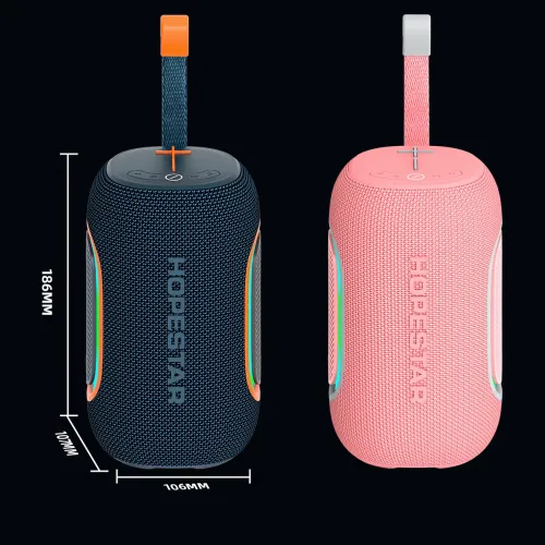 Колонка бездротова маленька Hopestar p65, 20 W, 3000 mAh, вологозахищена Ipx 6 - фото 8