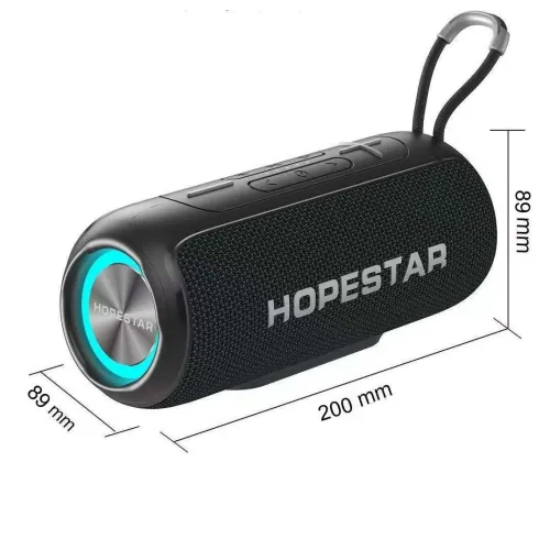 Колонка бездротова Hopestar p26, 10 W, 2400 mAh, Вологозахищена Ipx 7 Синій - фото 5