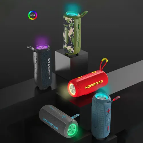 Колонка бездротова Hopestar p26, 10 W, 2400 mAh, Вологозахищена Ipx 7 Камуфляж - фото 3
