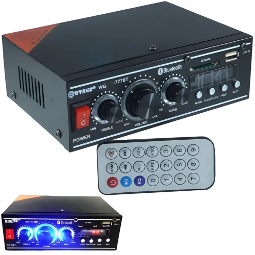 Стереопідсилювач SN-777BT Bluetooth - фото 2