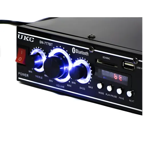 Стереопідсилювач SN-777BT Bluetooth - фото 6