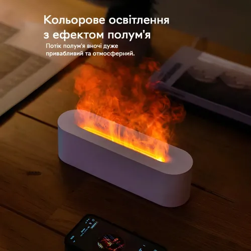 Увлажнитель воздуха портативный с эффектом пламени - фото 6