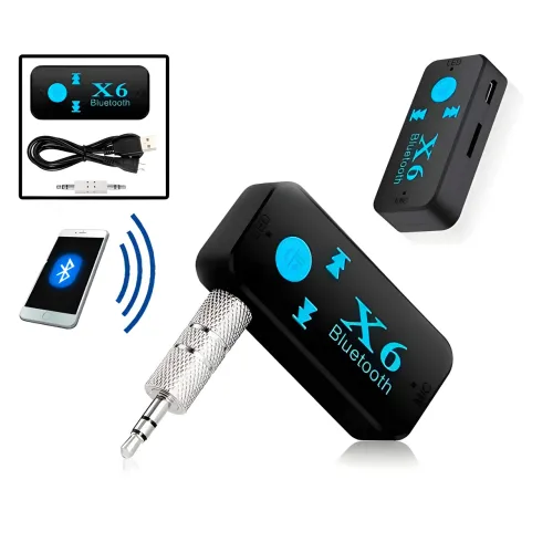 Беспроводной адаптер Bluetooth-приемник аудио ресивер BT-X6 AUX - фото 2