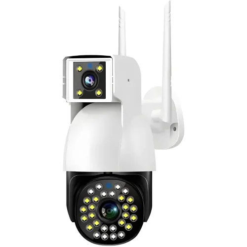 Камера видеонаблюдения уличная, WIFI DUAL CAMERA P12 IP 360/90 V380PRO 3+3.0mp - фото 4