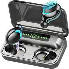 Беспроводные Bluetooth наушники TWS BTH-F-5 2000 мАч черные