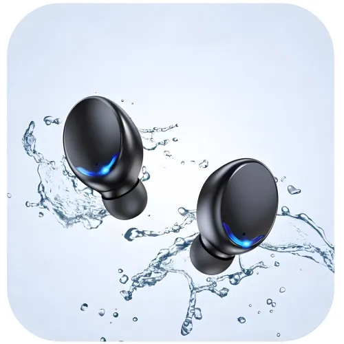 Бездротові Bluetooth-навушники TWS BTH-F-5 2000 мА·год чорні - фото 7