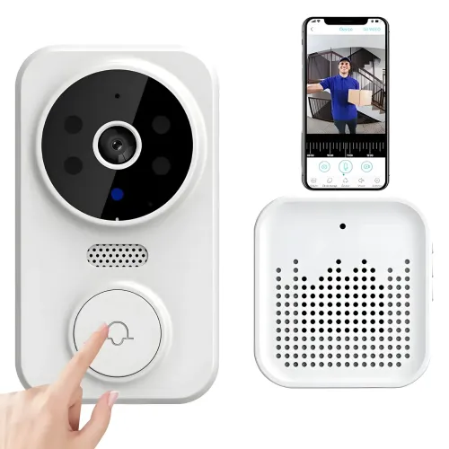 Дверной мини звонок с удаленным доступом M8 WIFI APP ULOOKA with bell - фото 7