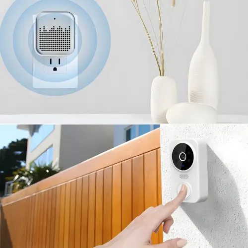 Дверной мини звонок с удаленным доступом M8 WIFI APP ULOOKA with bell - фото 8