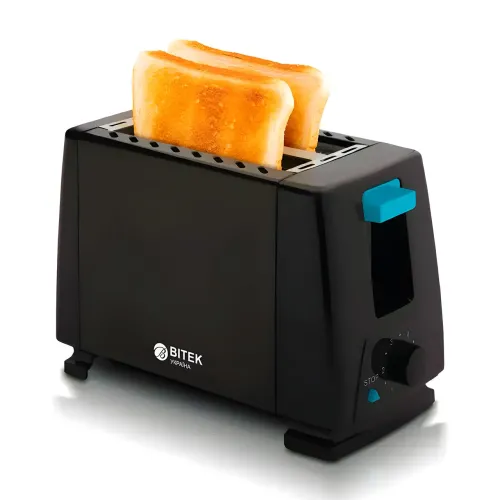 Тостер на 2 тоста 1000Вт 2 Slice Toaster BITEK BT-263 - фото 2