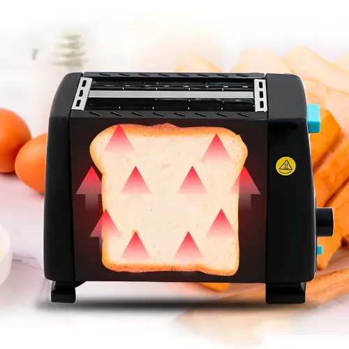 Тостер на 2 тоста 1000Вт 2 Slice Toaster BITEK BT-263 - фото 3