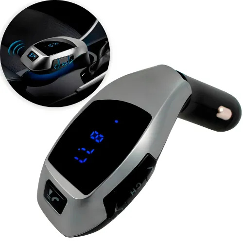 ФМ модулятор в машину FM MOD. X5 BT Bluetooth трансмиттер для авто - фото 4