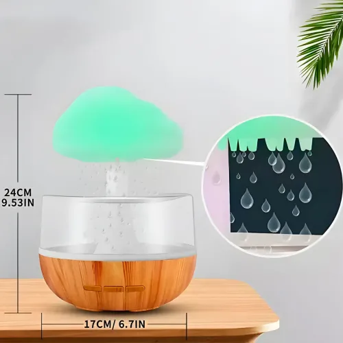 Увлажнитель воздуха Mushroom drop water Гриб аромадиффузор-ночник - фото 6