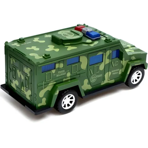 Детская игрушечная машина, копилка сейф Military Car Safe Box YJ847 - фото 6