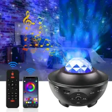 Ночник проектор звездное небо с Bluetooth Star master, 21 вариант световых эффектов