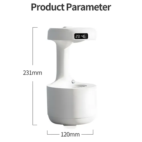 Антигравитационный капельный увлажнитель воздуха Anti Gravity Humidifier, 800 мл - фото 10