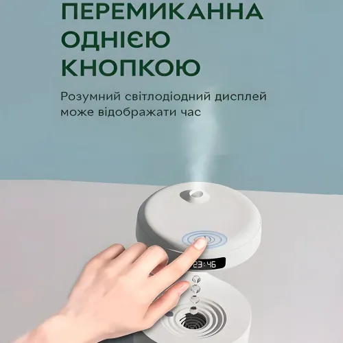 Антигравитационный капельный увлажнитель воздуха Anti Gravity Humidifier, 800 мл - фото 8