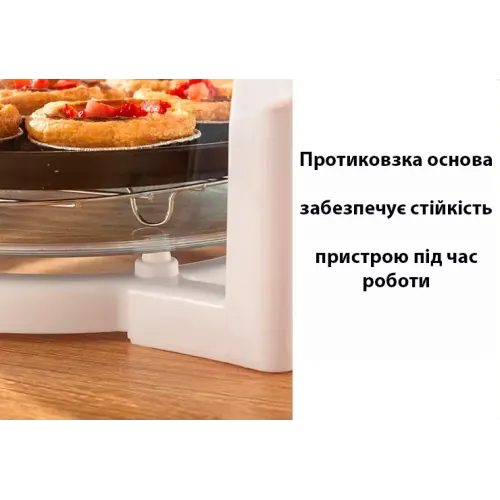 Многофункциональная аэрофритюрница 8 в 1. Электро аэрогриль Gold Diamond tk09910. Конвекция, 22 л. Белый - фото 8