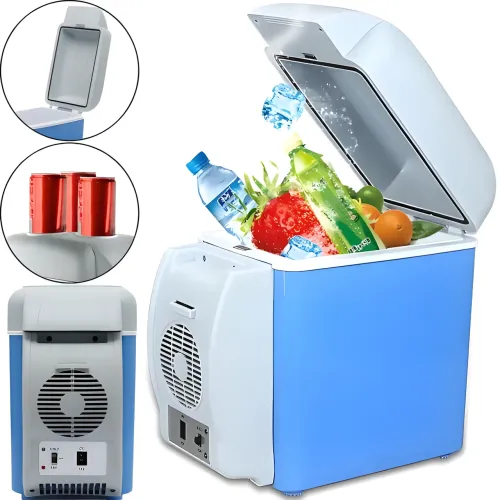 Портативный автохолодильник от прикуривателя 12V Portable Electronic Fridge Freezer PF-7535 на 7.5 л - фото 2