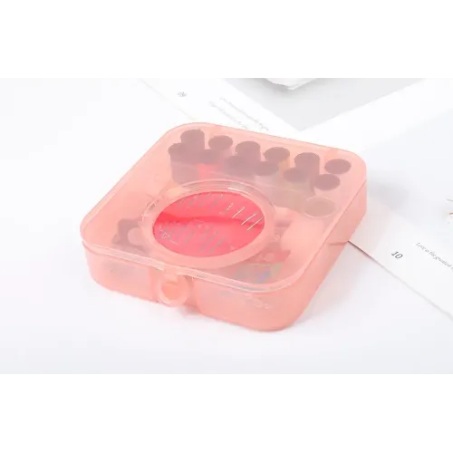 Набор для шитья SEWING KIT XL-695. Дорожный комплект для шитья и рукоделия. Набор для ремонта одежды, розовый - фото 3