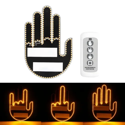 Світлодіодна рука LED-лампа з жестами для авто Hand Light з пультом керування - фото 6