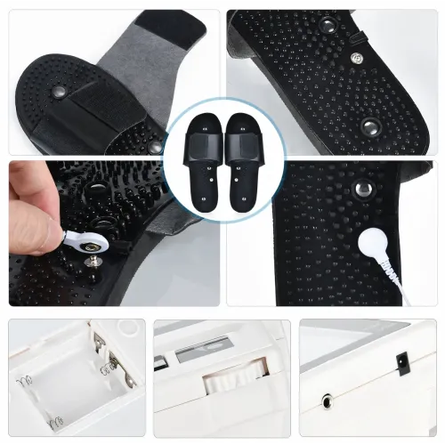 Массажные тапочки Digital slipper JR-309A. Электрический миостимулятор ног. Точечный импульсный массажер. - фото 2