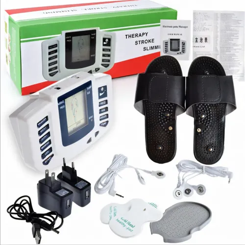 Массажные тапочки Digital slipper JR-309A. Электрический миостимулятор ног. Точечный импульсный массажер. - фото 4