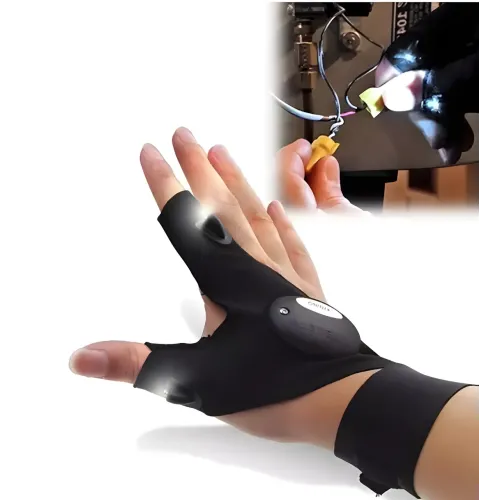 Перчатка со встроенным фонариком Glove Light перчатки с фонариком - фото 2