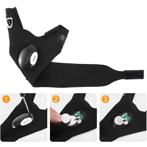 Перчатка со встроенным фонариком Glove Light перчатки с фонариком - фото 7