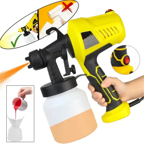 Электрический краскопульт Electric Paint Sprayer, 500W, 3 степени распыления, 800 мл