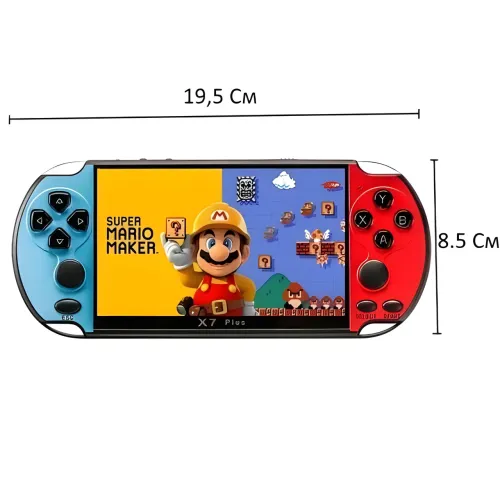 Кишенькова ігрова приставка 16-bit PSP X7 Plus 5.1 дюймів 8 GB MP5 - фото 8