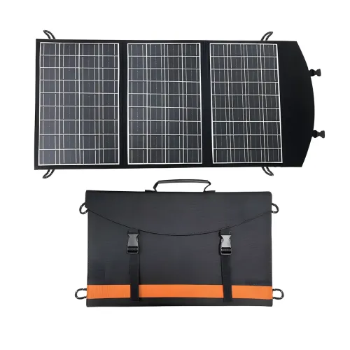 Складная портативная солнечная панель GD-ZD1845 45W 17.8V на 3 секции с USB - фото 4